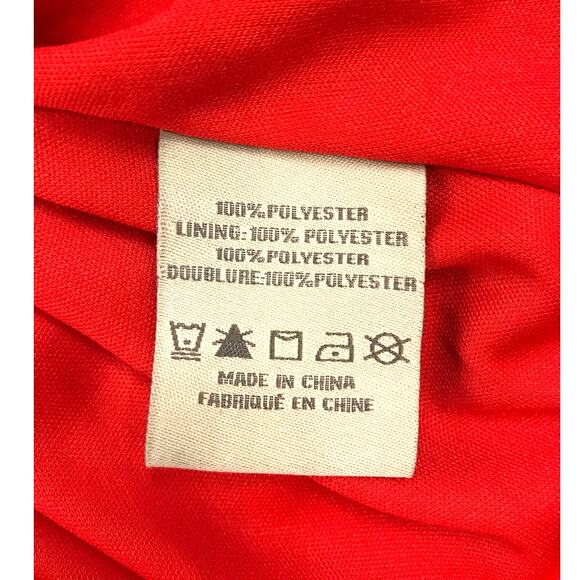 Charlie Paige Women's Red Halter Mini Dress Size Large - Picture 9 of 12